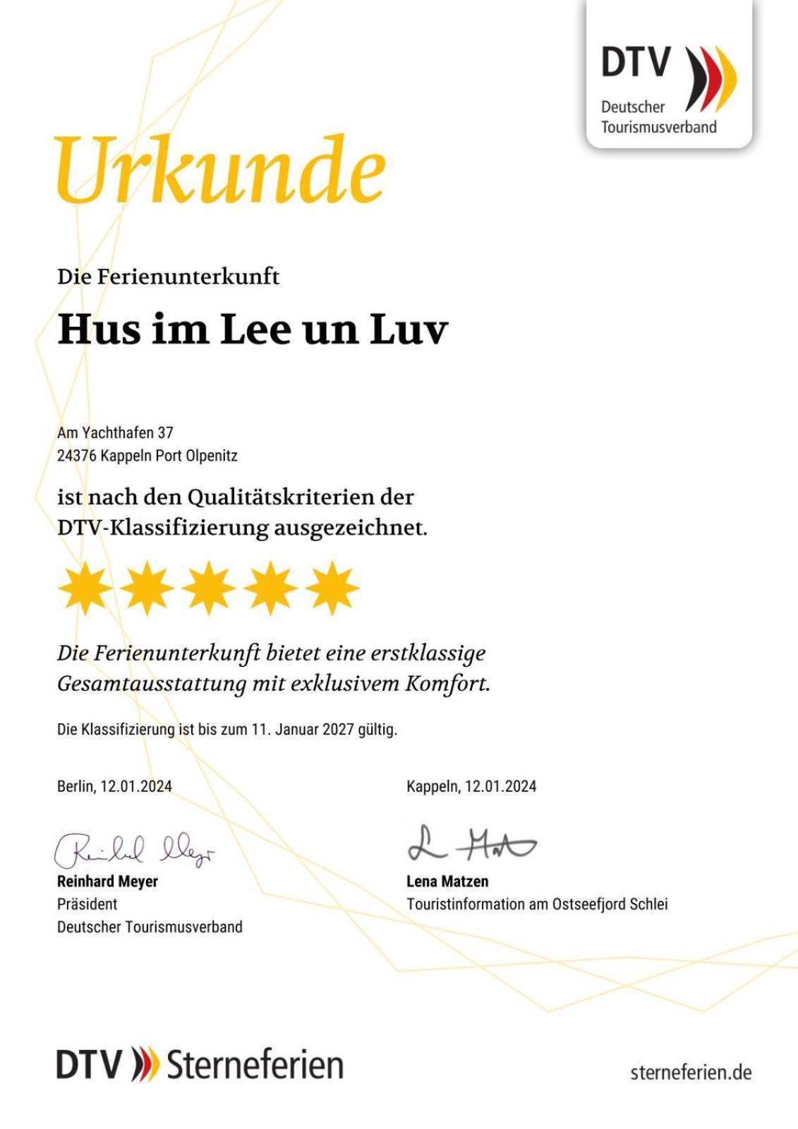 Villa Hus im Lee un Luv à Olpenitz Extérieur photo